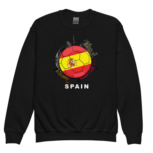 Spain Soccer Youth crewneck sweatshirt