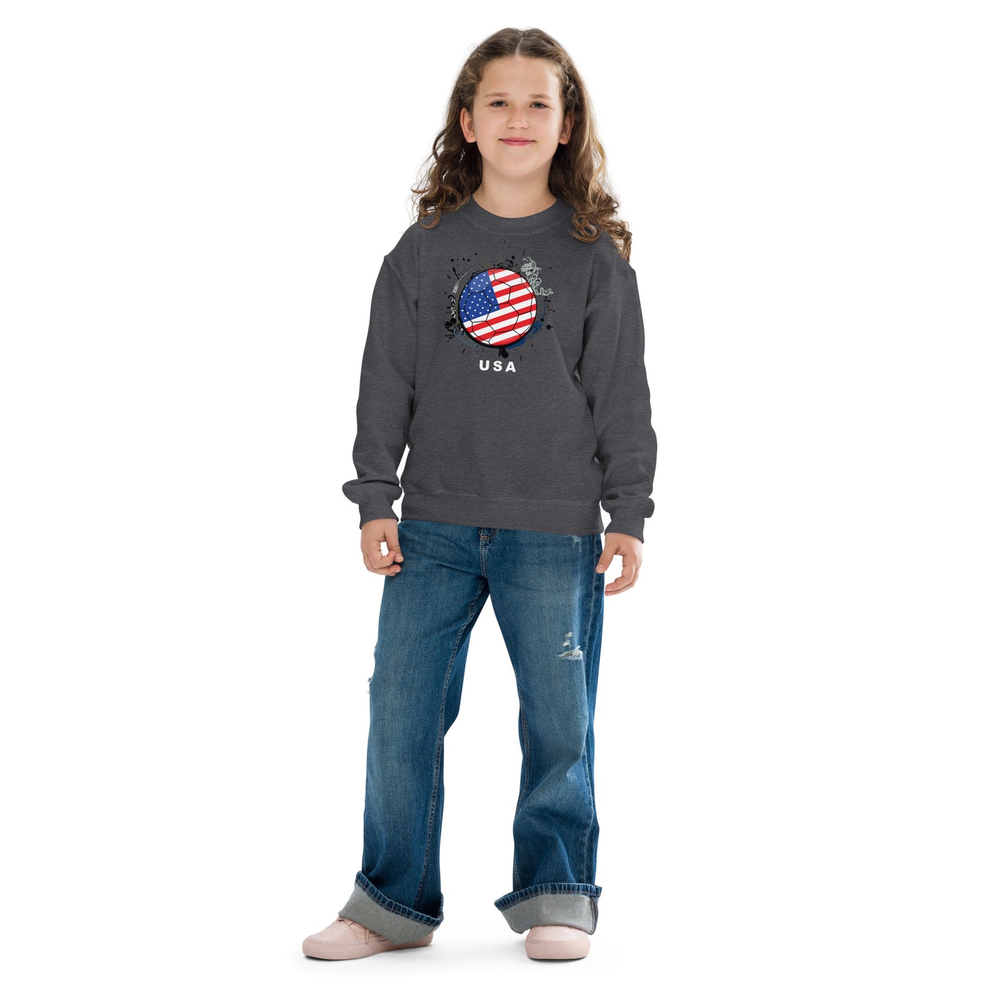 USA Soccer Youth crewneck sweatshirt