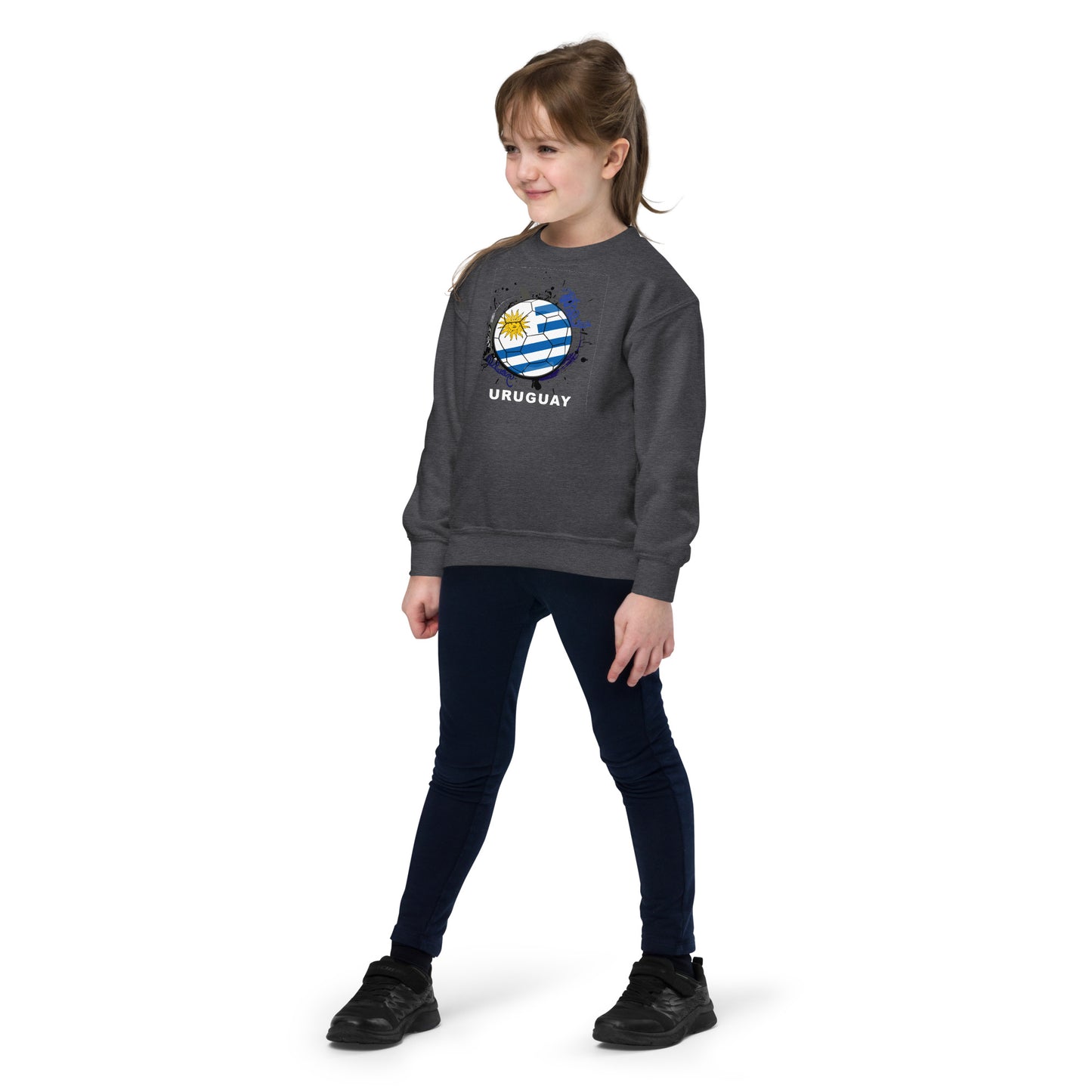 Uruguay Soccer Youth crewneck sweatshirt