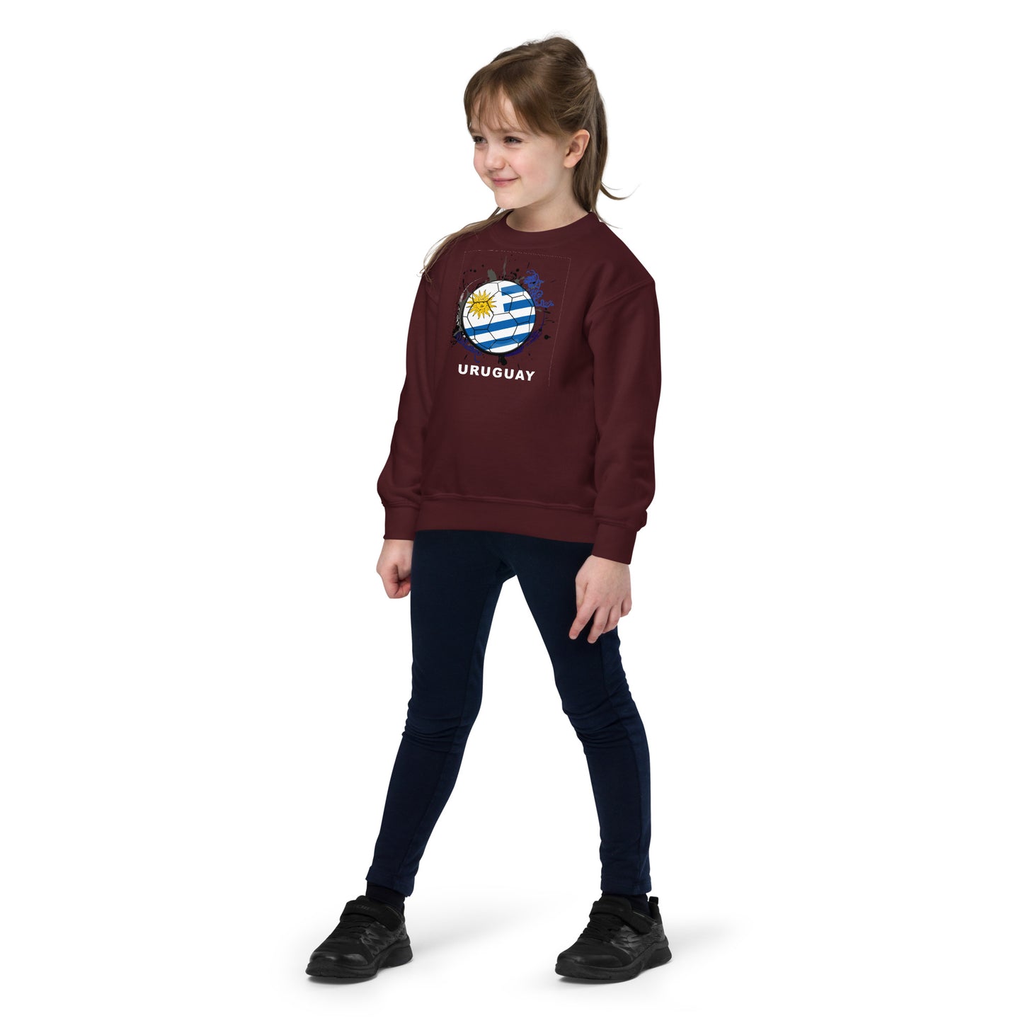 Uruguay Soccer Youth crewneck sweatshirt