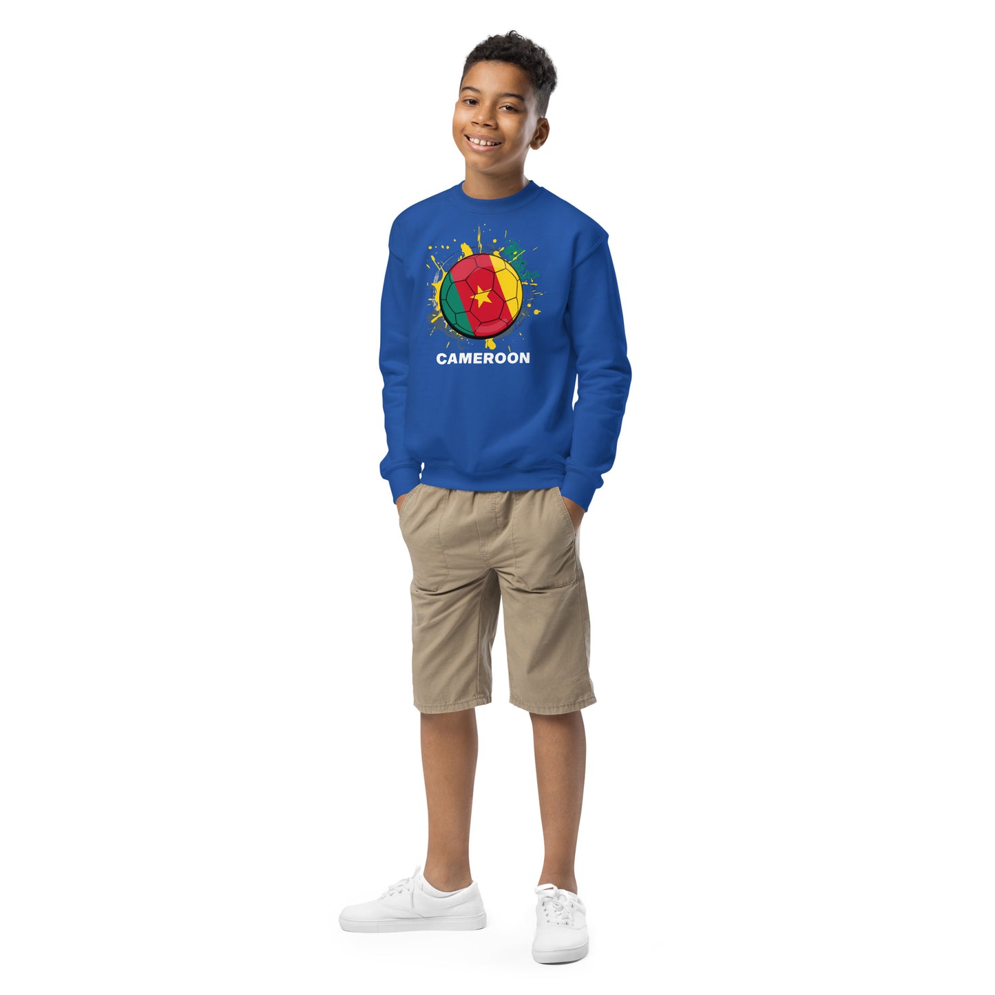 Cameroon Soccer Youth crewneck sweatshirt
