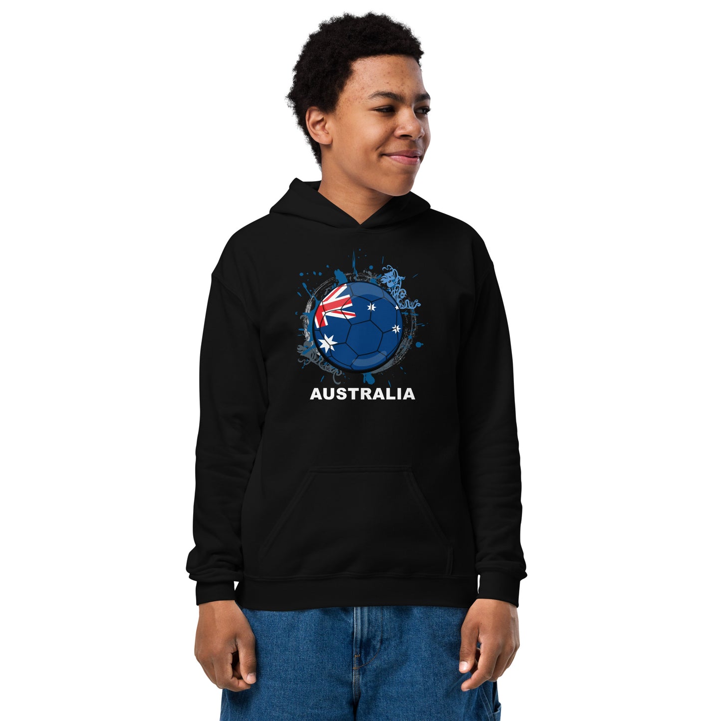 Australia Soccer - Youth heavy blend hoodie - Darks