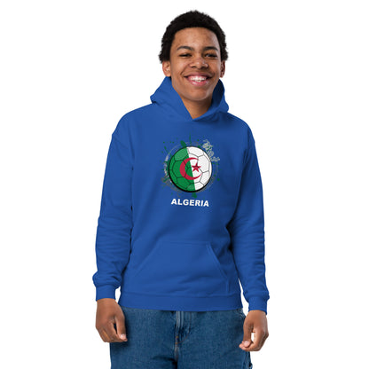 Algeria Soccer - Youth heavy blend hoodie - Darks