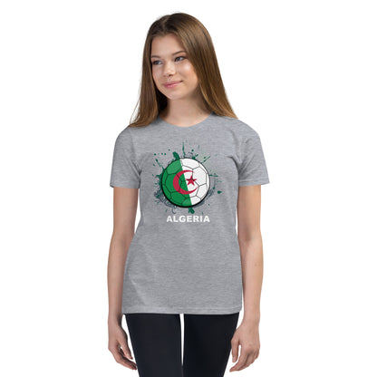Algeria Soccer Youth Short Sleeve T-Shirt - darks